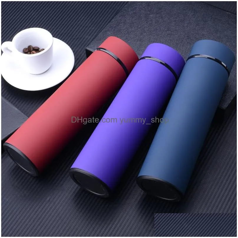 15oz 450ml insulate thermos tea mug with strainer thermo mug coffee cup stainles steel thermal water bottle vacuum insulated flask