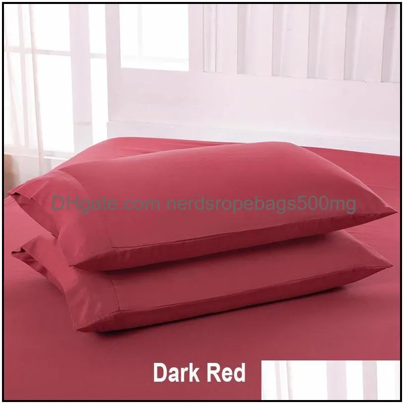 20x30 inches cotton pillowcase 12 colors envelope pillow case skinfriendly ultrasoft pillowslip bedding supplies