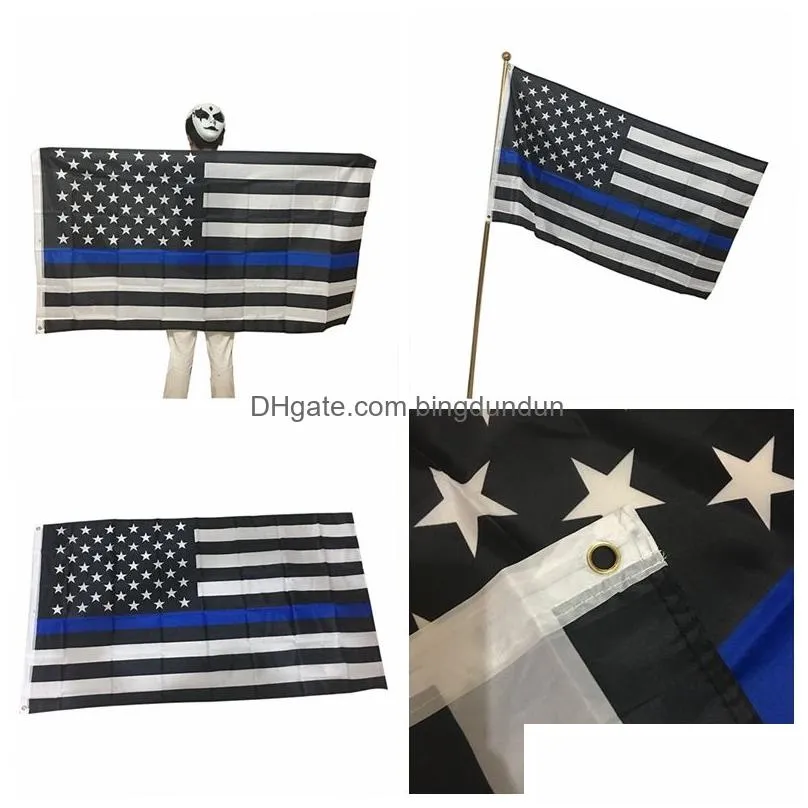 3x5fts polyester usa flags united states stars stripes us american banners 90x150cm america black white blue flying flags vt1457