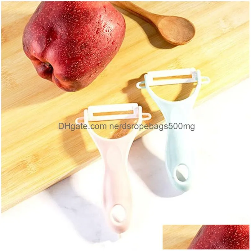 durable ceramic fruit vegetable peeler plastic potato carrot grater cutter sharp peeler slicer portable kitchen gadgets vtky2378