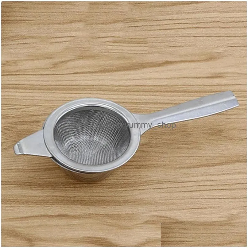 stainless steel tea infuser portable spice tea strainer gold siliver mesh infuser tea filter strainers kitchen tools vt1886