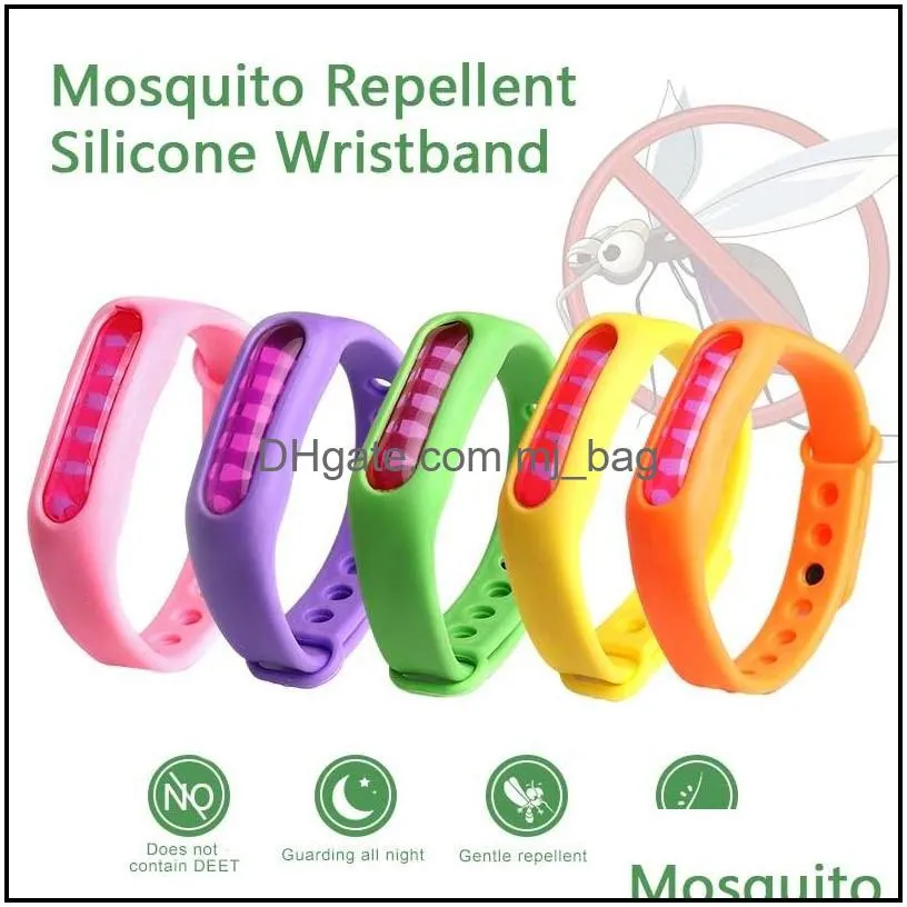 kids mosquito repellent bracelet pest control band antimosquitos silicone wristband