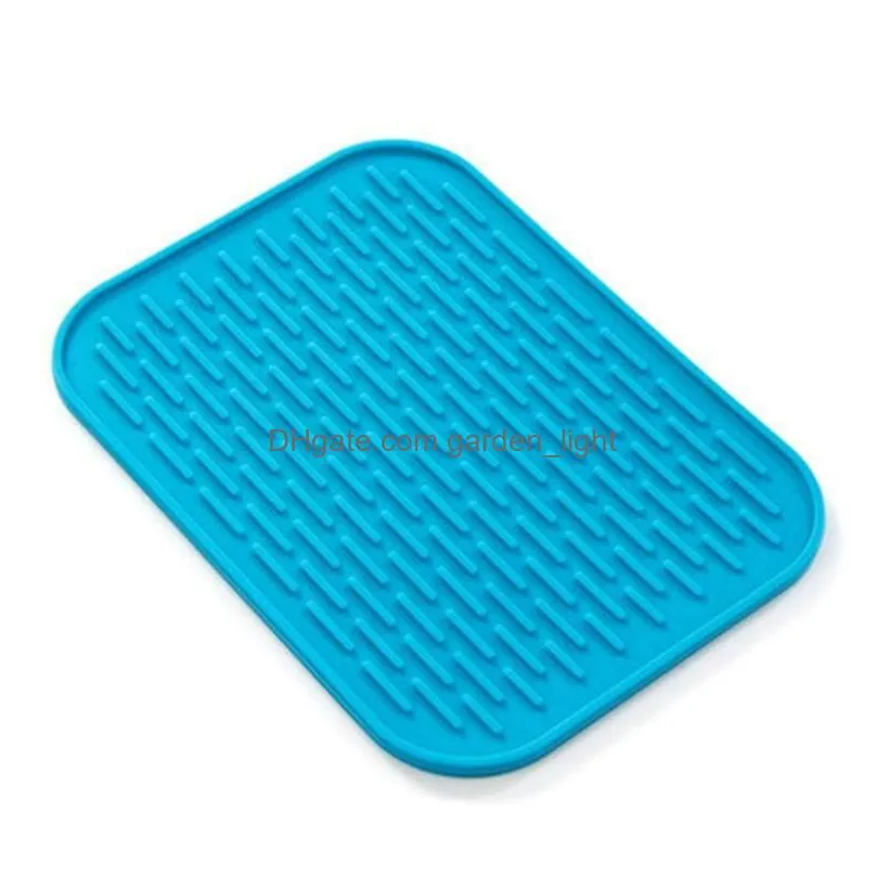 nonslip waterproof coaster dish mats silicone placemats table mat oven heat insulation pad bakeware baking liner bowl pad dh1050