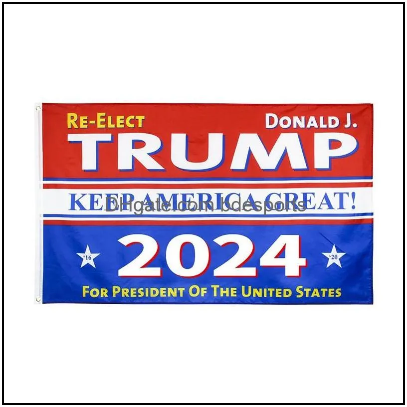 3x5ft digital print trump 2024 flag us presidential election trump no more bullshit campaign flags