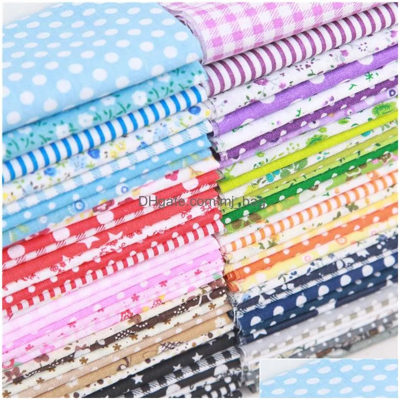 25x25 cm square cotton cloth small floral plain weave cloth printed cotton diy handmadework needlework home decoration vt1481