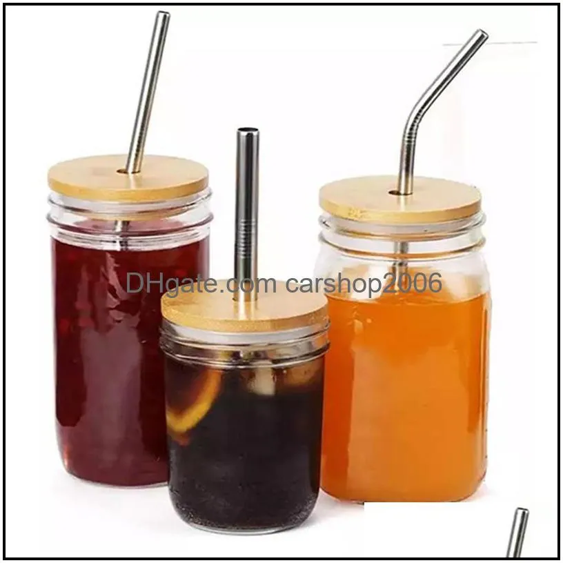 bamboo glass cup lids 70mm 88mm reusable wooden with straw hole and silicone seal