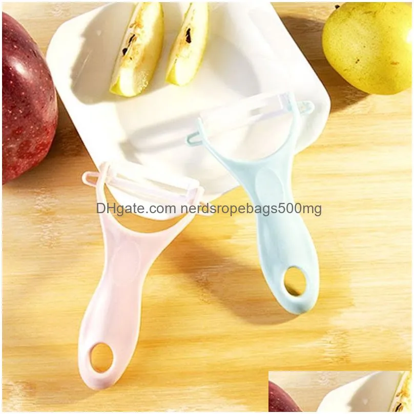 durable ceramic fruit vegetable peeler plastic potato carrot grater cutter sharp peeler slicer portable kitchen gadgets vtky2378