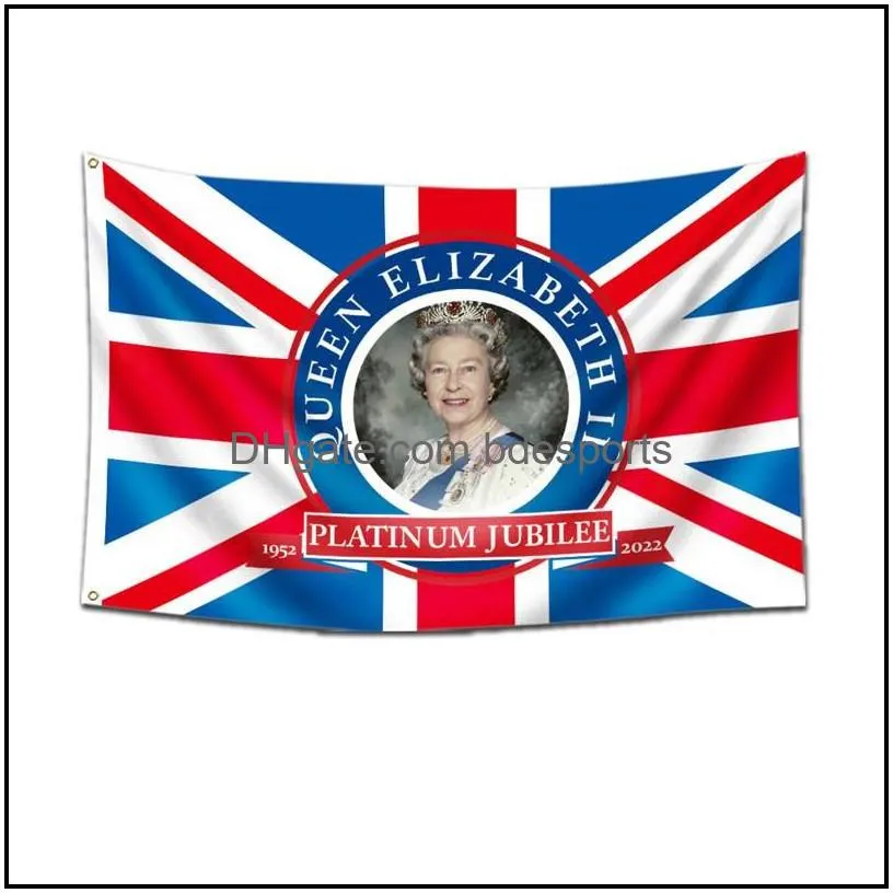 queen elizabeth ii platinums jubilee flag 2022 union jack flags the queens 70th anniversary british souvenir