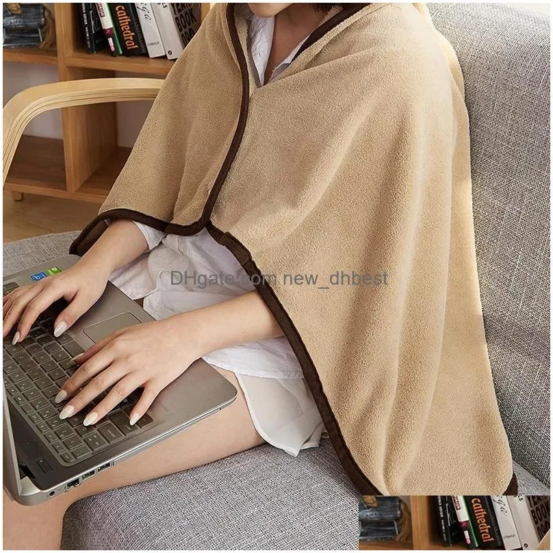 5 colors soft warm flannel blanket cloak with winter warm solid color buttons wearable blanket wearable lazy blanket cloak dh0677