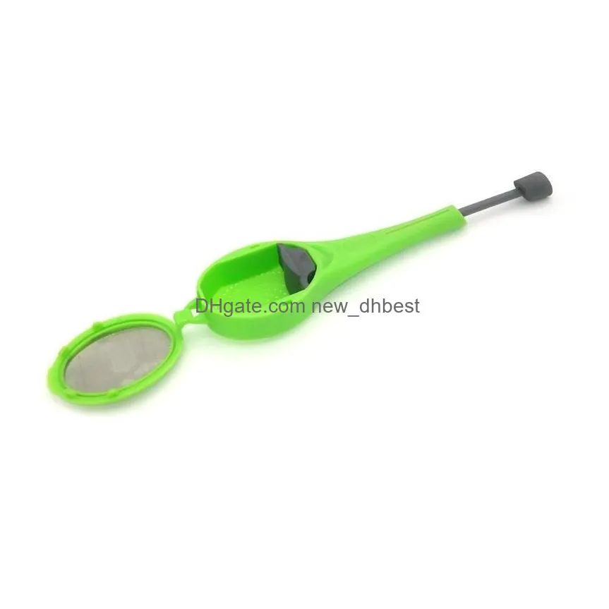 total tea infuser food grade silicone infuser make tea infuser filer creative stainless steel tea strainers shipping dh0331