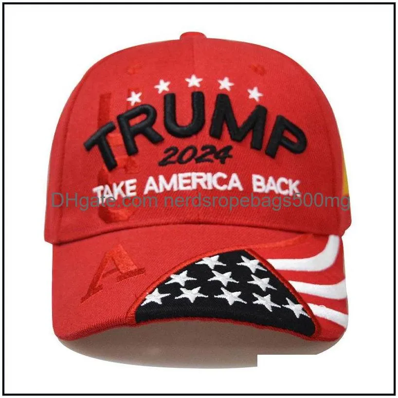 18 styles 2024 trump baseball hat caps party supplies usa presidential election trmup same style hats ambroidered ponytail ball cap