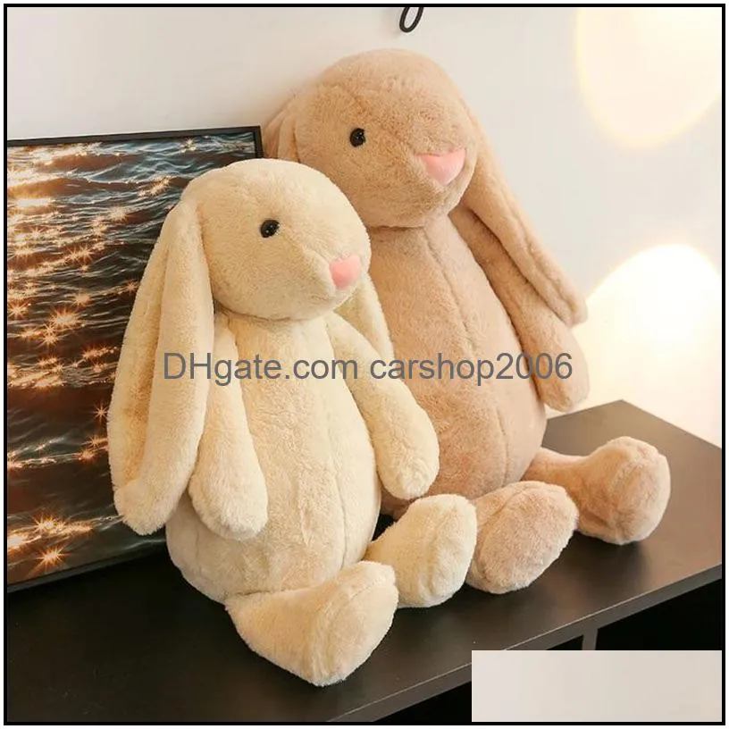 30cm easter party favor cute cartoon long ears rabbit doll baby soft plush bunny toys for children