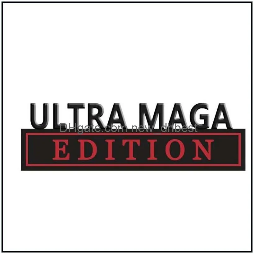 3d edition ultra maga car party decoration metal alloy sticker emblems badge cars metal leaf board