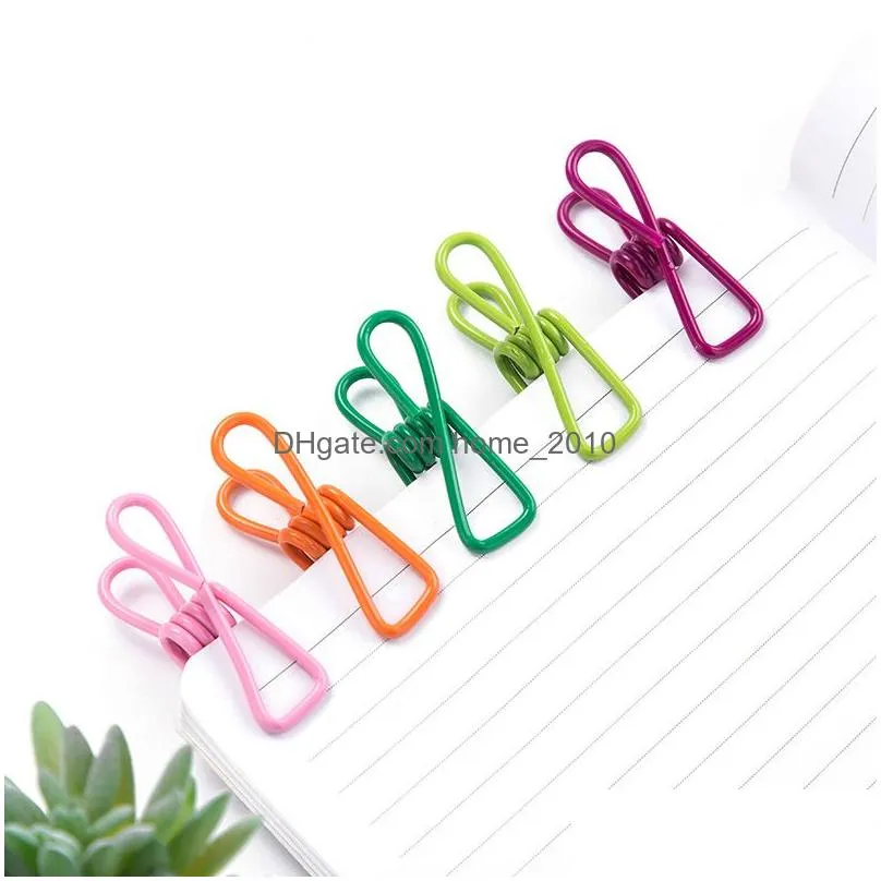 10pcs spring clothes clips high quality metal clothes pegs for socks p os hang rack parts practical portable holder accessories dbc