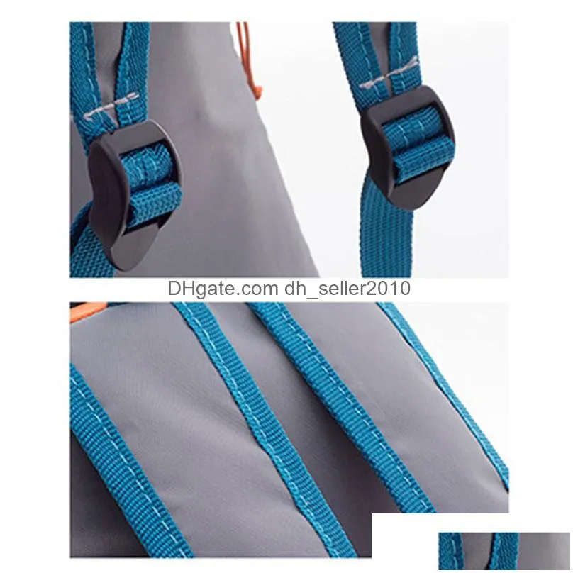 outdoor travel bag fashion waterproof backpack durable sport bag solid zipper backpack for man woman shoulder bag 6 colors dbc vt0497