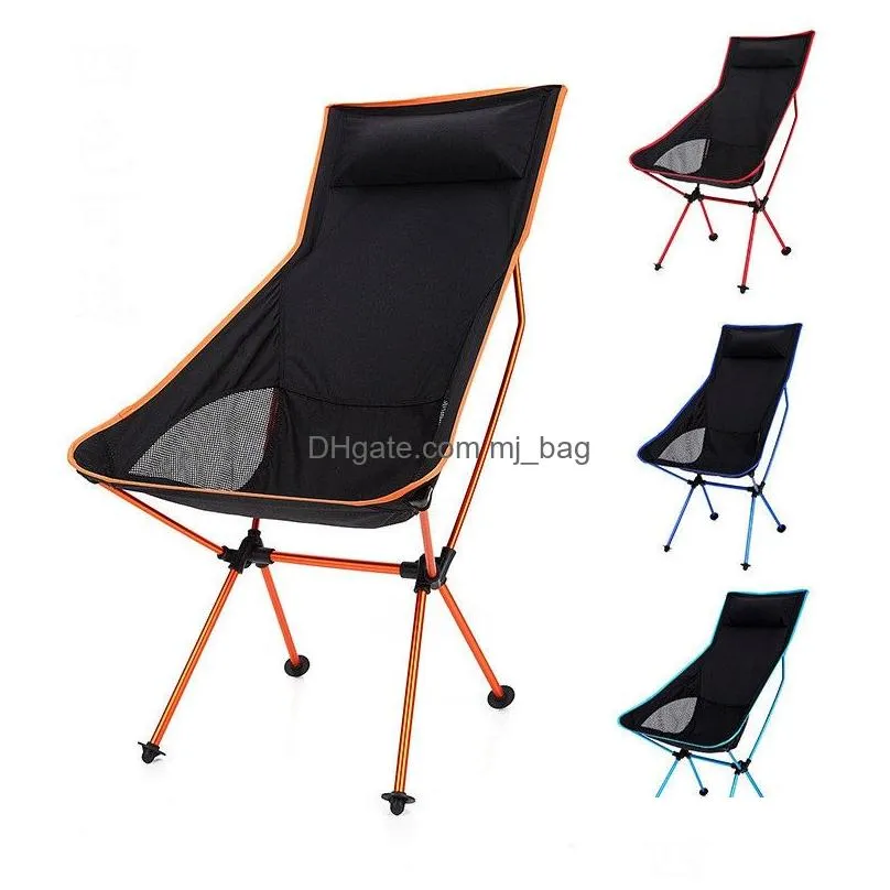 travel ultralight folding chair superhard alloy outdoor camping chair portable beach hiking picnic seat fishing tools chair vt1643