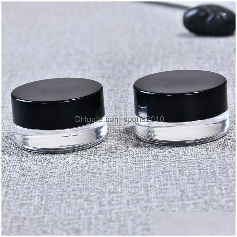 transparent tempered glass container dab wax oil concentrate hardened glass jar cosmetic storage empty bottle vtky2221