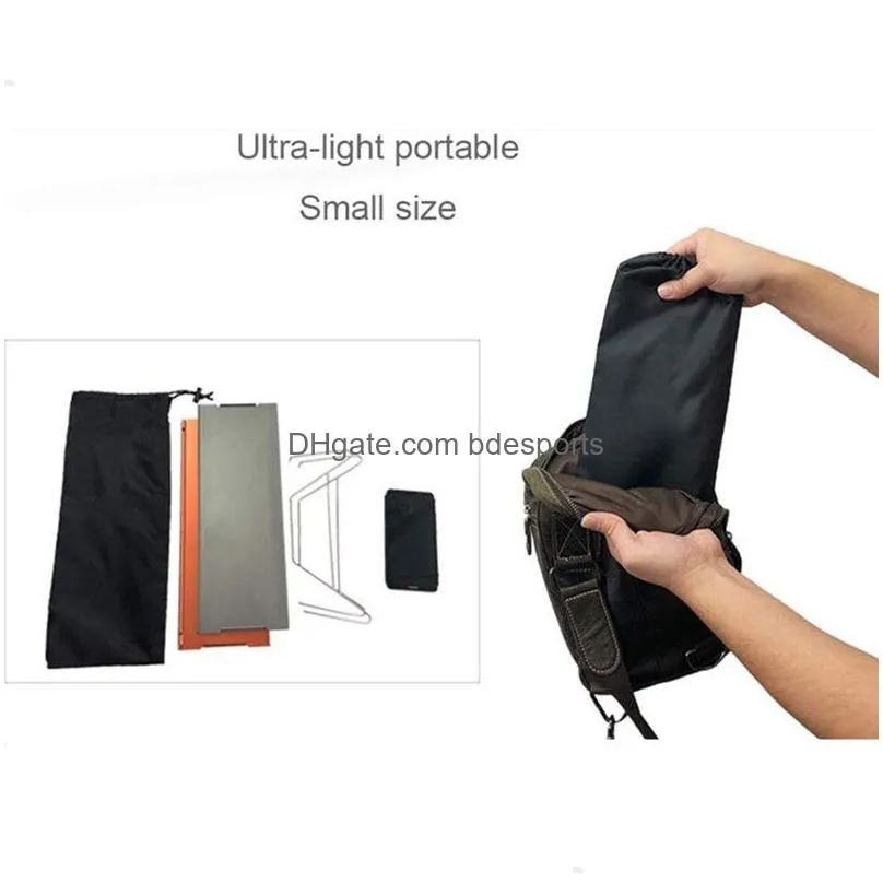 ultralight mini outdoor folding table picnic hiking aluminum alloy portable backpacking foldable table barbecue tea table vt1640