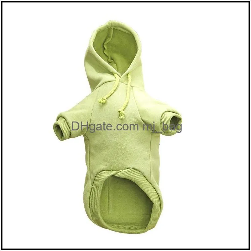 pet dog clothes fashion hooded sweater winter warm dogs coat cute trendy sweatshirt outerwears
