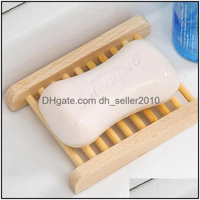 natural wearresistant wooden soap dishes simple design modern drain rack holder fertilizer nonslip sundries racks soaps tray tidy and