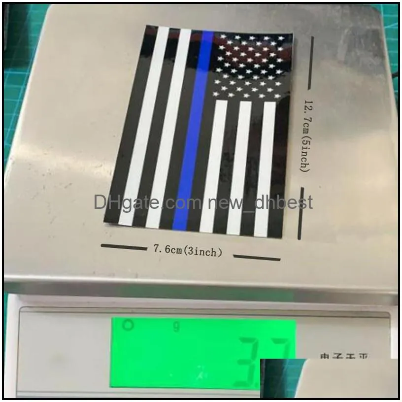 6 pcs/set trump 2024 party supplies american flag blue stripe car sticker the rules have changed stickers