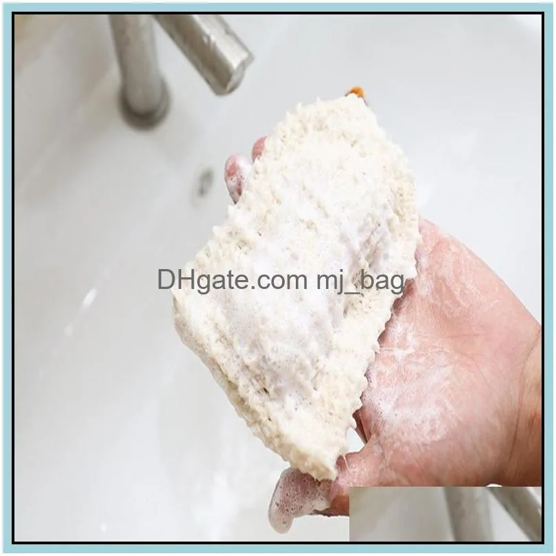 9x14cm cotton linen soap bag scrubbers beam mouth type environmental protection handmade foaming net