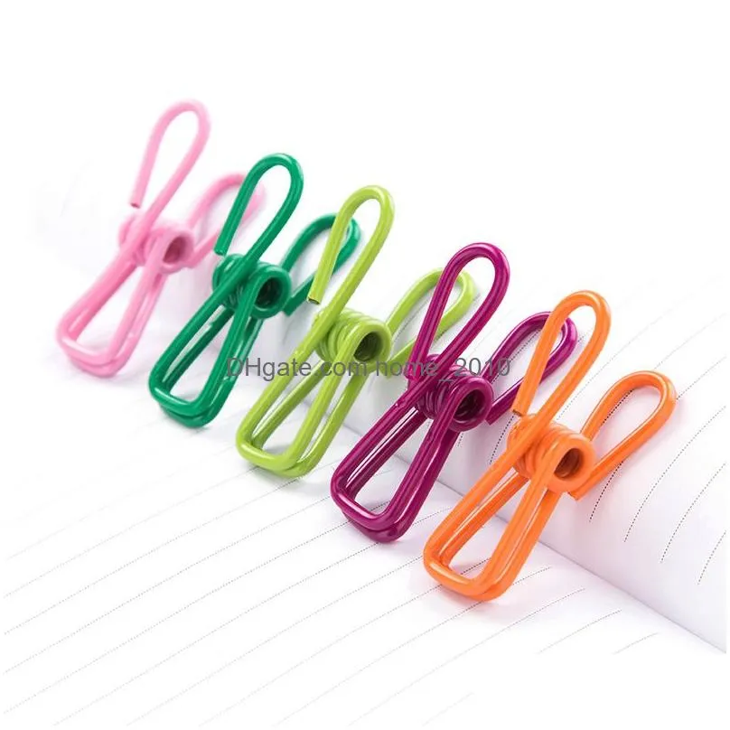 10pcs spring clothes clips high quality metal clothes pegs for socks p os hang rack parts practical portable holder accessories dbc