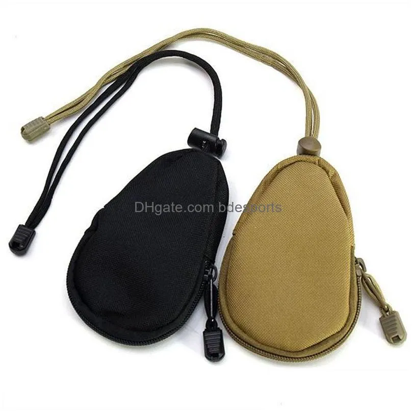 outdoor military enthusiasts key bag canvas portable camouflage tactical coin purse accessory package army edc tool commuter kits