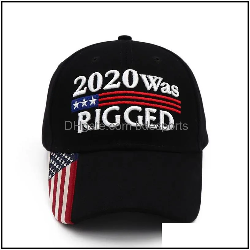 trump 2024 cap 20 was rigged embroidered baseball hat with adjustable strap 9 designes