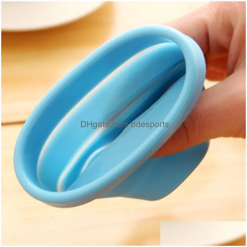 portable silicone retractable folding cup with lid outdoor telescopic collapsible drink cup travel camping water cup coffee mug vt0301