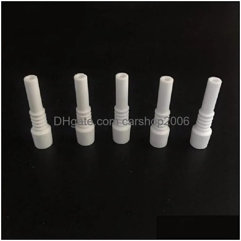 10mm mini ceramic nail male ceramic dabber 14mm 18mm ceramic nails tip smoking accessories