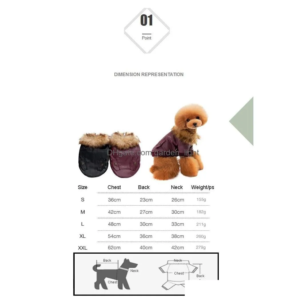 winter warm pet dog clothes sports hoodie pet clothing autumn and winter jackets dog fur coats leather winter warm puppy dog vest