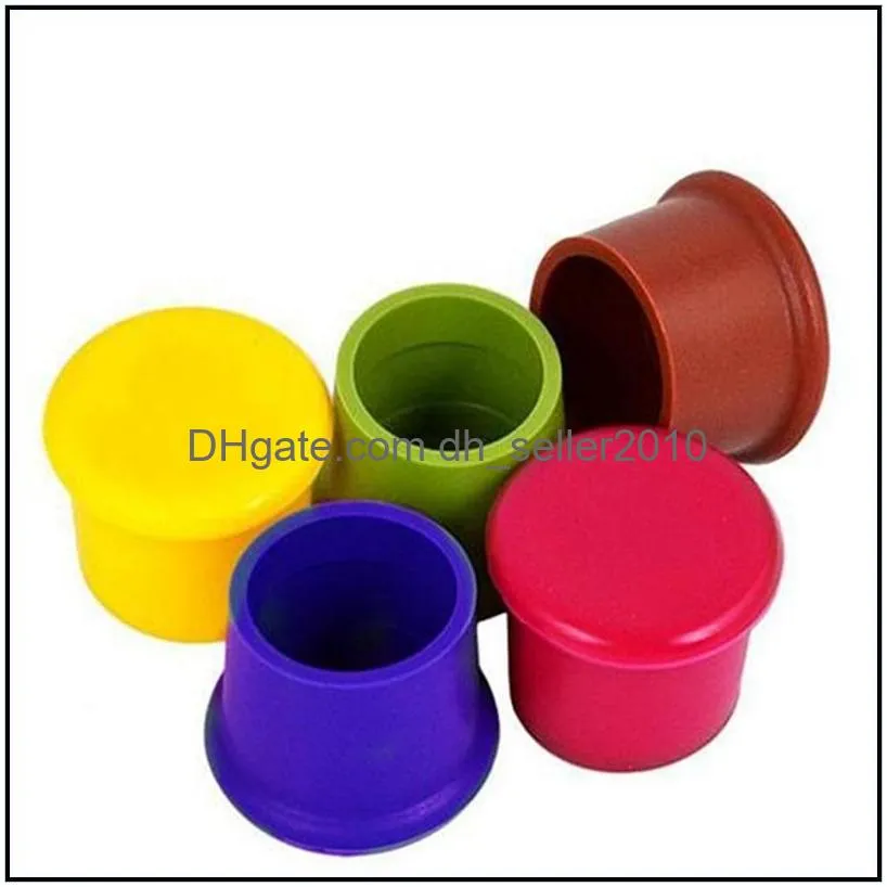 5 colors silicone wine bottle stopper  wine bottle cap sealed seasoning bottle stopper