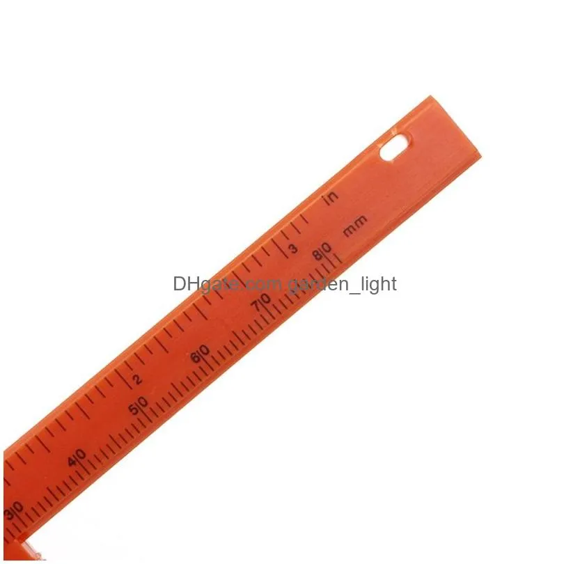 portable mini vernier caliper ruler micrometer gauge 80mm length vernier calipers double rule scale plastic measuring tool vt0326