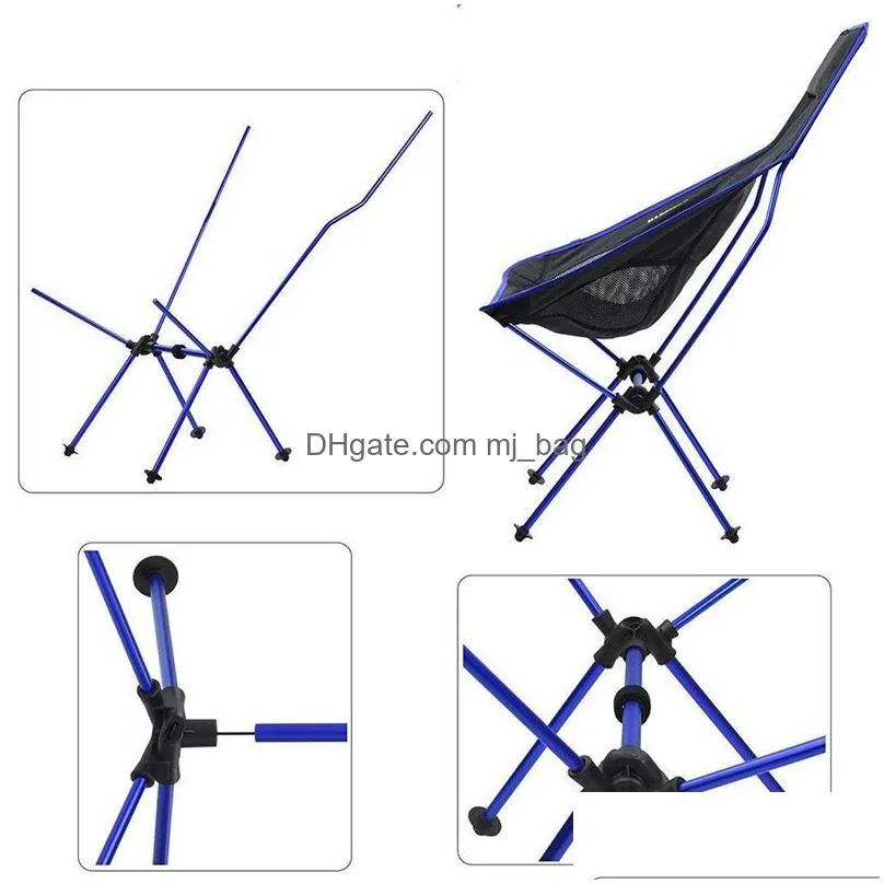 travel ultralight folding chair superhard alloy outdoor camping chair portable beach hiking picnic seat fishing tools chair vt1643