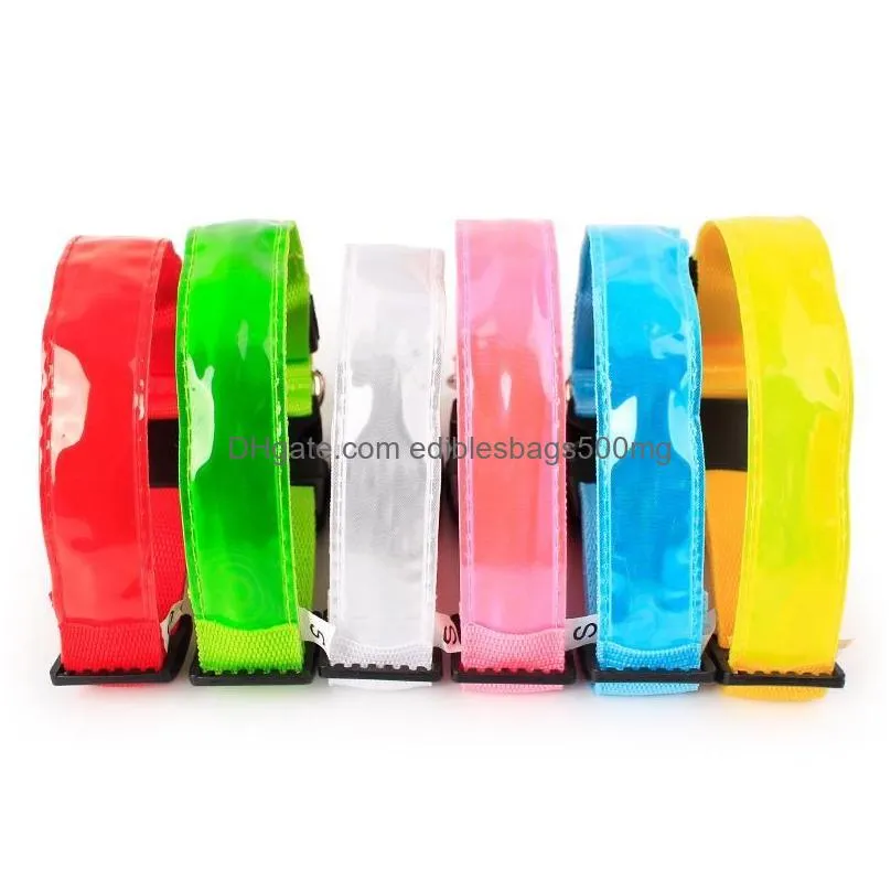 4 colors cat dog pet colorful light flashing safety adjustable collar solid color led reflective dog antilost collar led dh0272