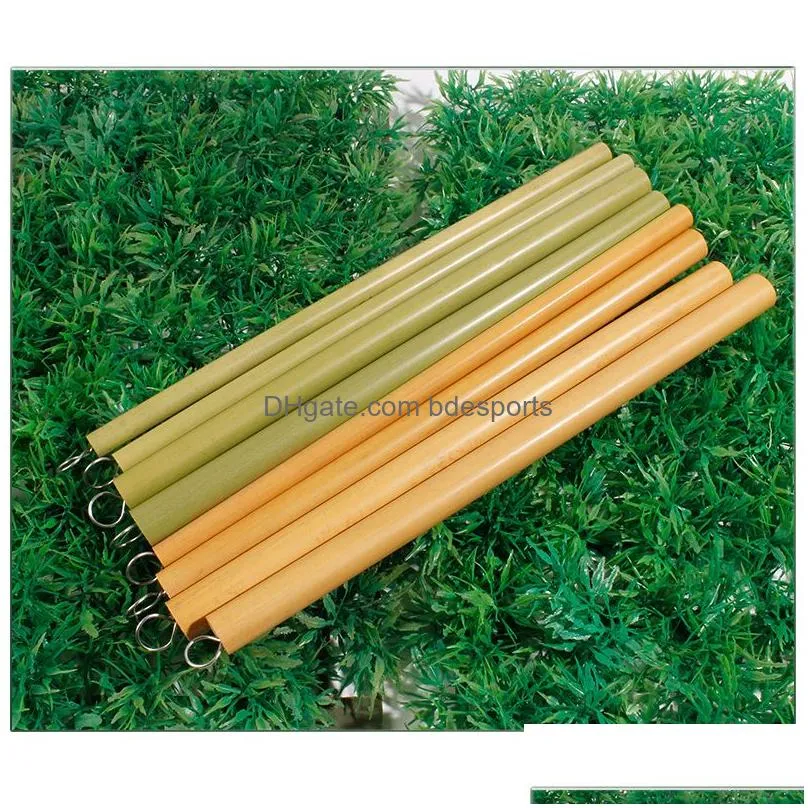 ecofriendly bamboo straws for drinking bpa ecological alternative to plastic straws strong durable bamboo multiusage straw