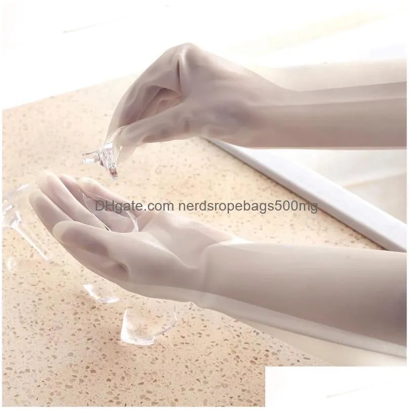 kitchen dish washing glove household dishwashing glove rubber gloves for washing clothes cleaning gloves for housekeeping vt0231