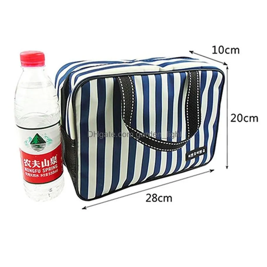 bath toiletries storage bag unisex men women outdoor travel storage mesh bag waterproof large capacity striped toiletry bag dh0862