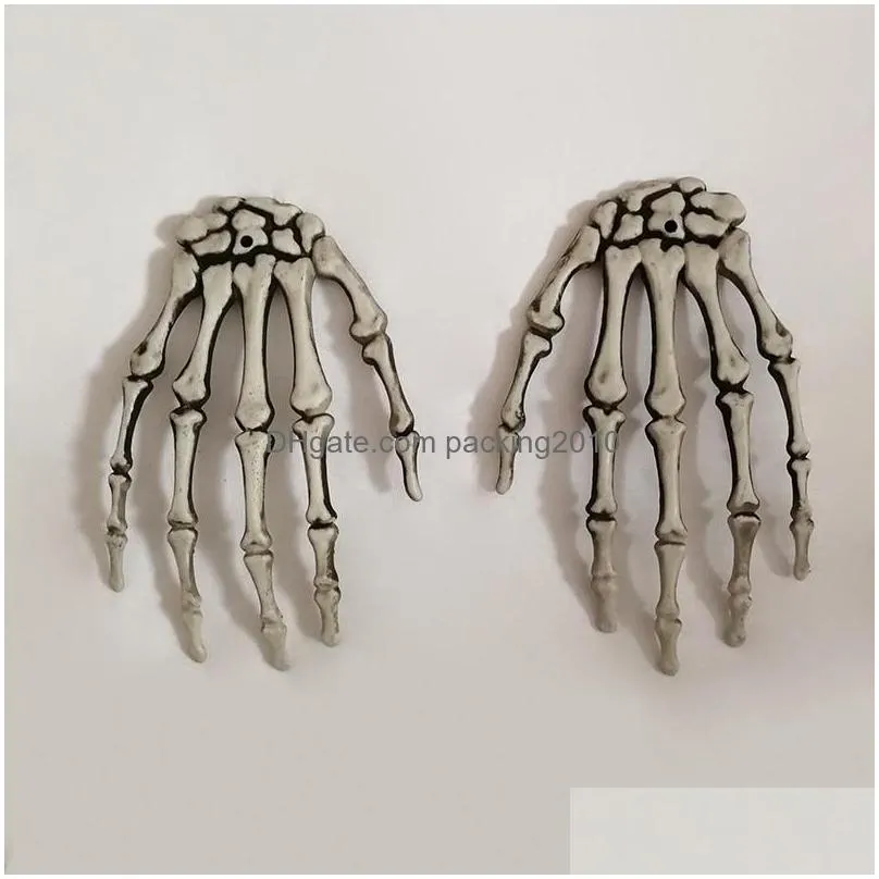 halloween skeleton hand witch hand for decrating plastic bar haunted house decoration halloween horror props party decoration vt0627