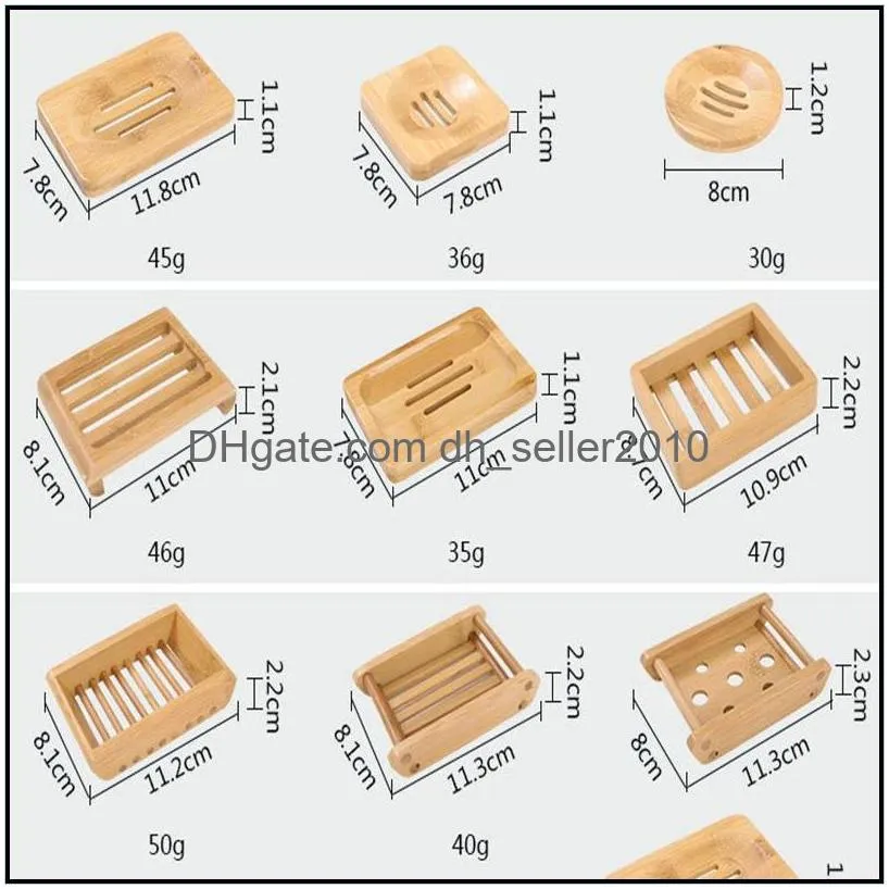 multistyle wooden soap dish bamboo wooden soap dish mildewproof drain soap dish holder