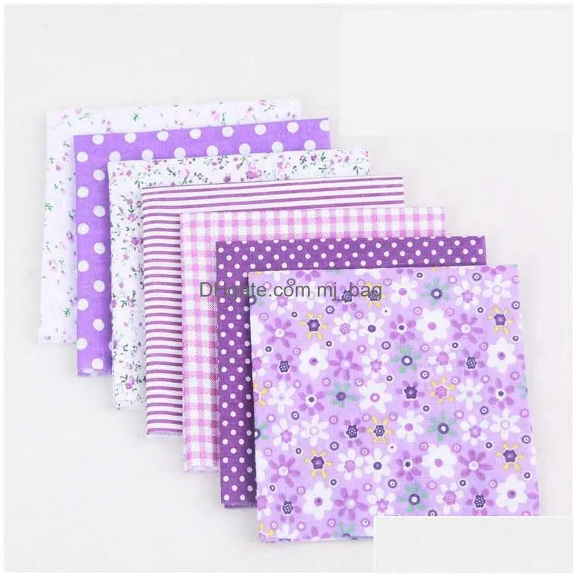 25x25 cm square cotton cloth small floral plain weave cloth printed cotton diy handmadework needlework home decoration vt1481