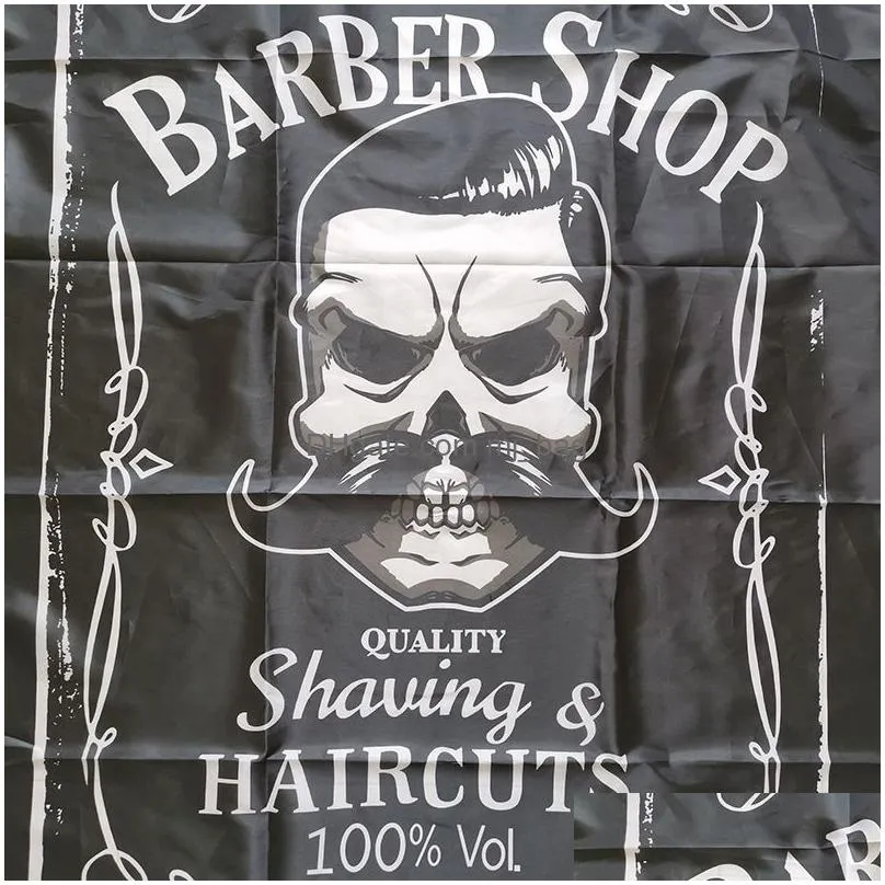 shaving haircut aprons professional durable hairdressing salons black adult haircut salon cloth aprons shaved cloth vt1462