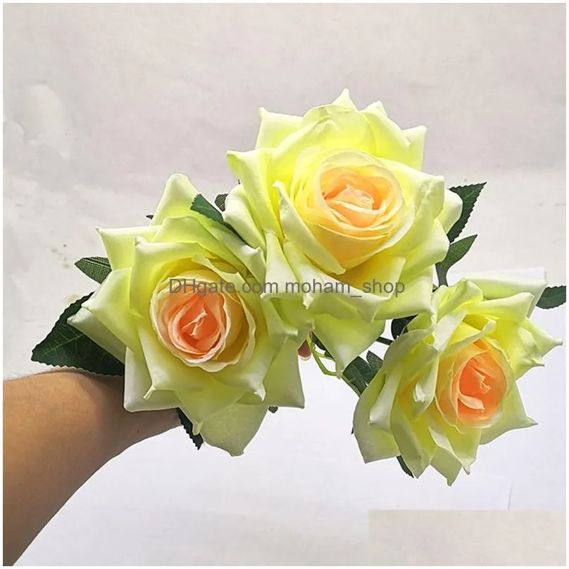 simulation luminous rose flowers creative valentines day gift led lighted romantic rose gift colorful party favors vtky2318