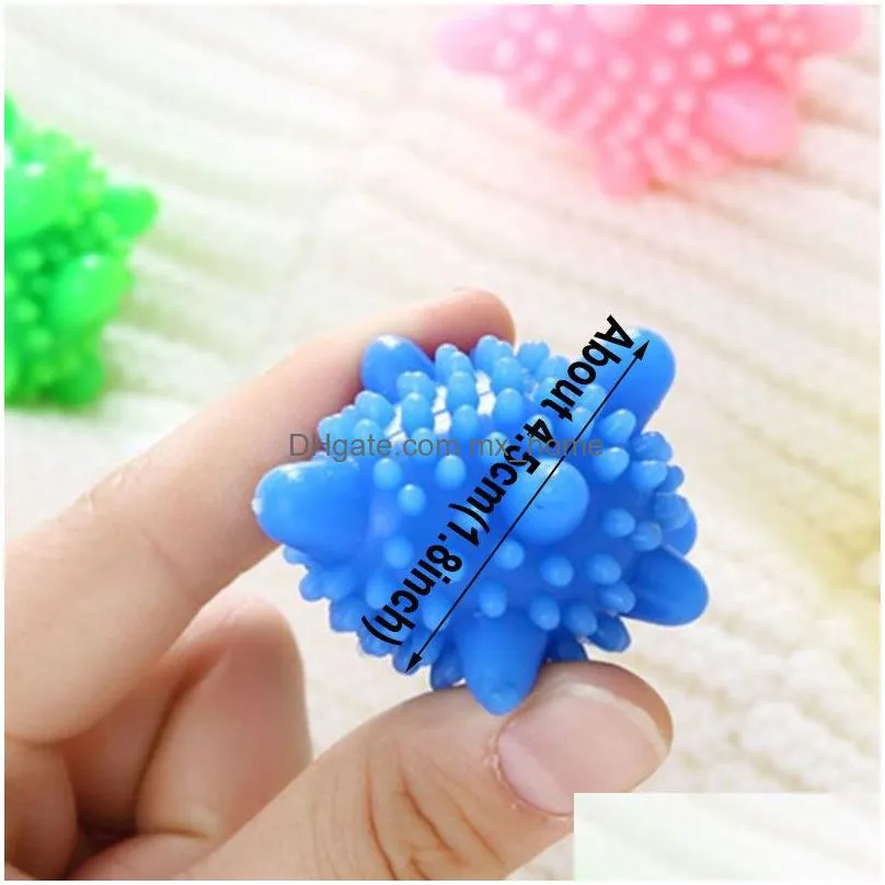 reusable magic pvc laundry ball household cleaning washing ball machine clothes softener starfish shape solid cleaning balls vt1951