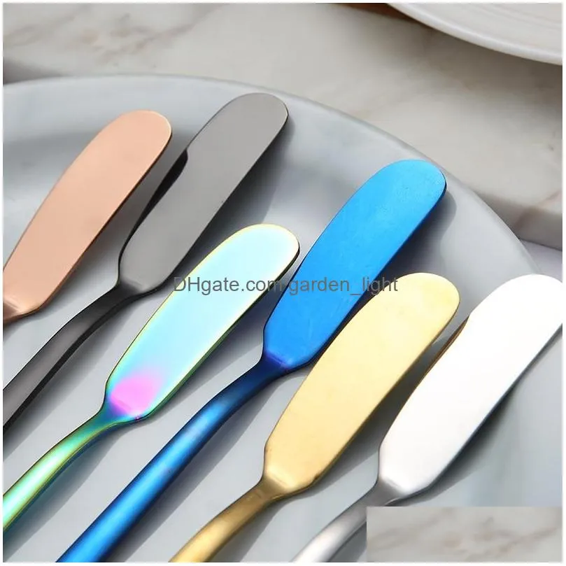 butter knife multi purpose 304 stainless steel butter knife jam cake knife jam butter cake spatula home kitchen supplies dh0459
