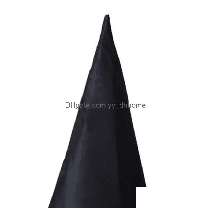 halloween witch hat masquerade black wizard hat adult kid cosplay costume accessory halloween party wizard cosplay prop cap dbc vt0622