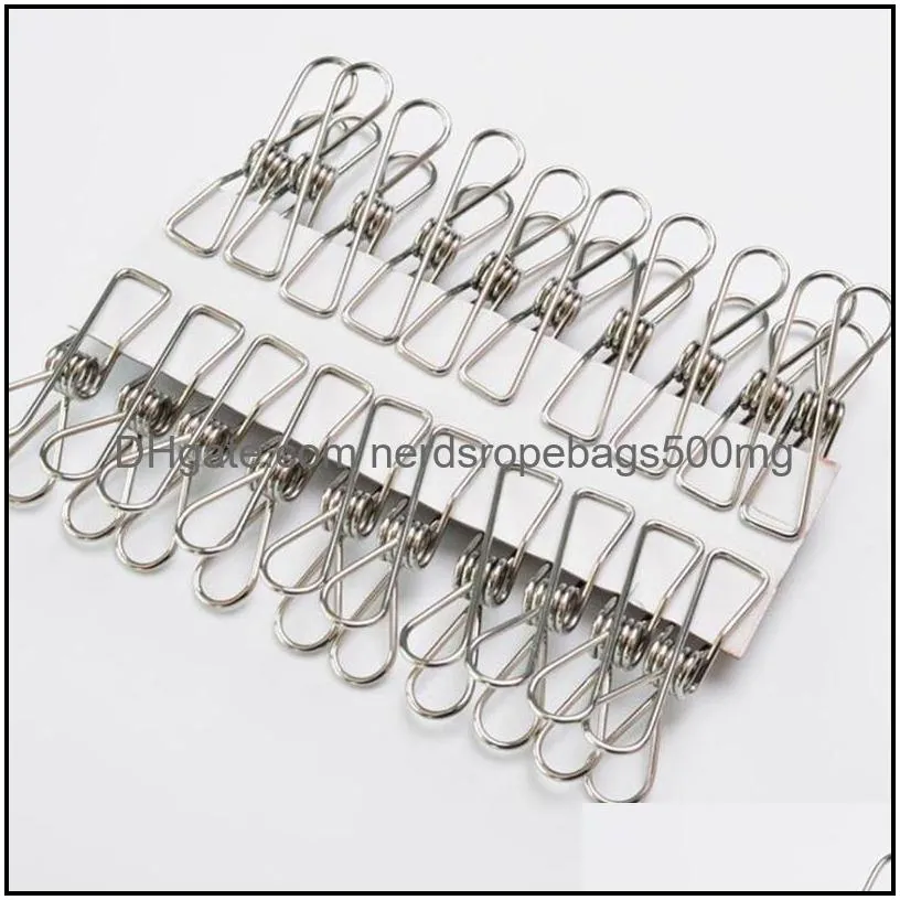 stainless steel clothes clips socks photos hang rack parts portable clothing clips stainless steel pegs