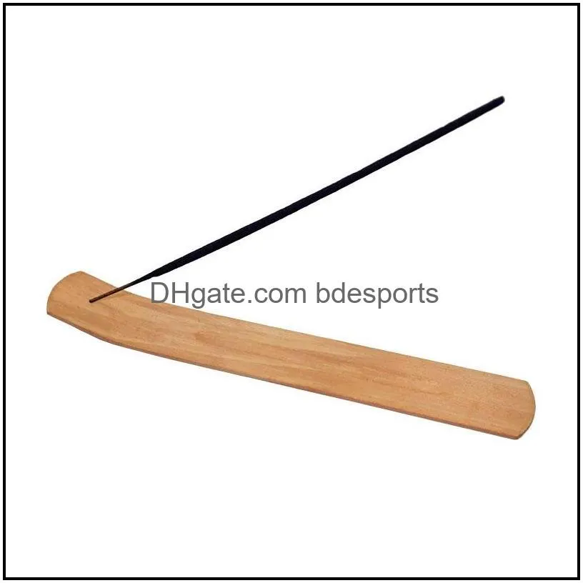 natural plain wood incense stick household sundries ash catcher burner holder wooden incenses sticks home decoration wholesale