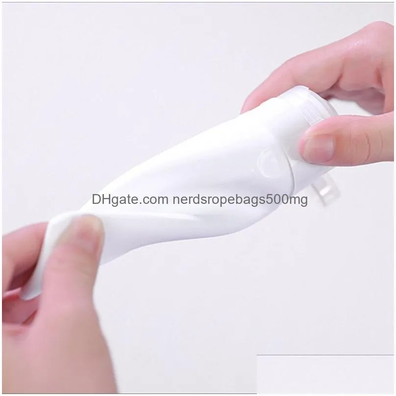 38/60/90ml silicone filling bottles sample refillable bottle empty mini portable travel shampoo soap storage container bottles